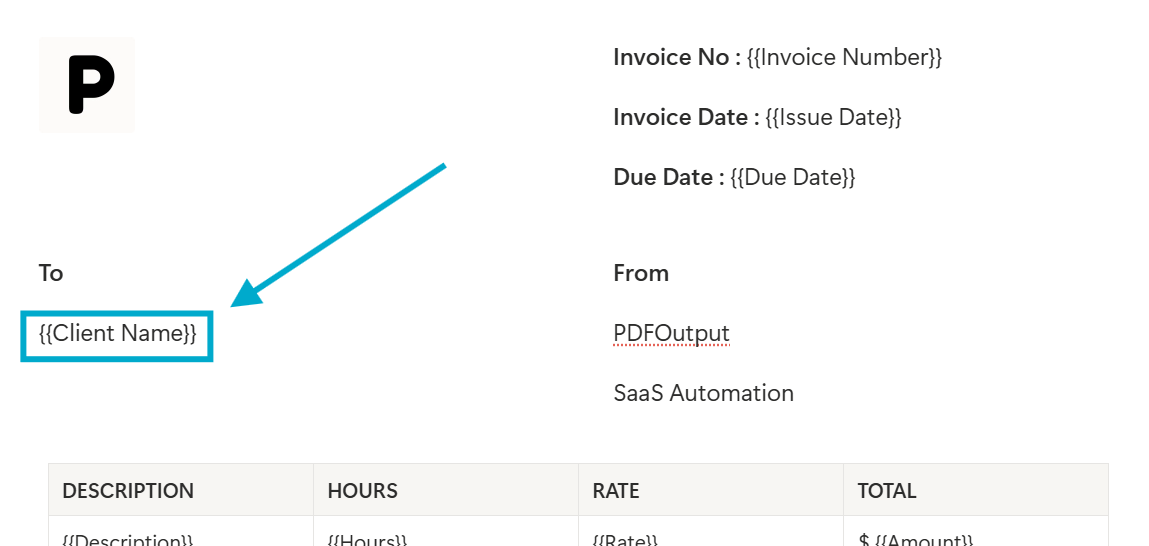 Placeholder Example